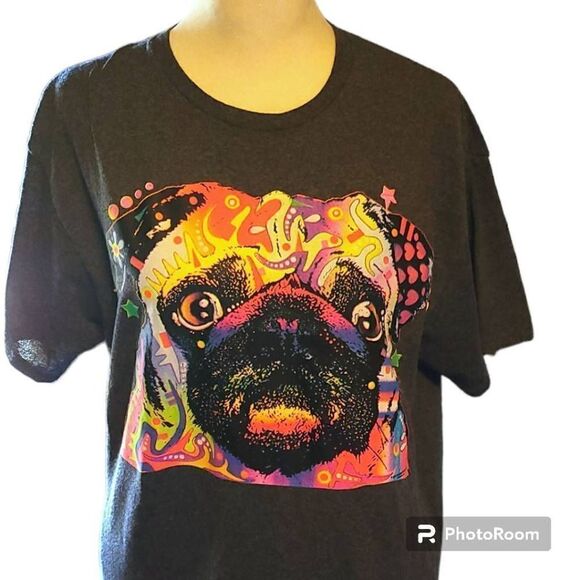 Delta Pro Weight Pug T-shirt Size Medium - Picture 1 of 5